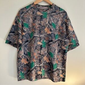 Amongst Others Men’s Size Medium Leaf Camo Boxy Short Sleeve Shirt NYC Designed